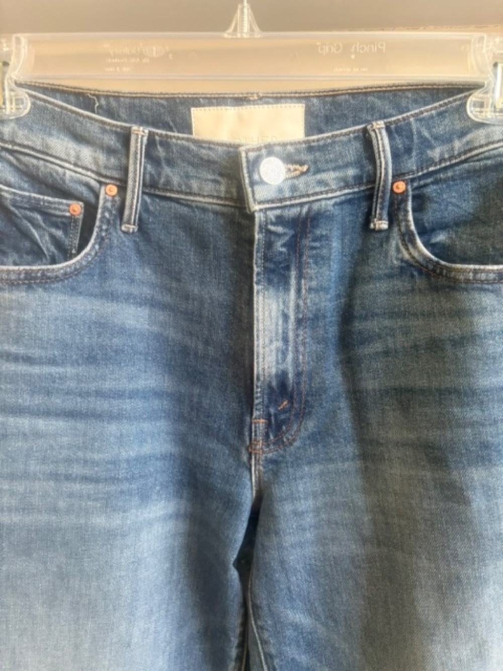 Mother Superior Denim Mid Rise Maven Ankle, Toil and Trouble, size 28 - Picture 3 of 14
